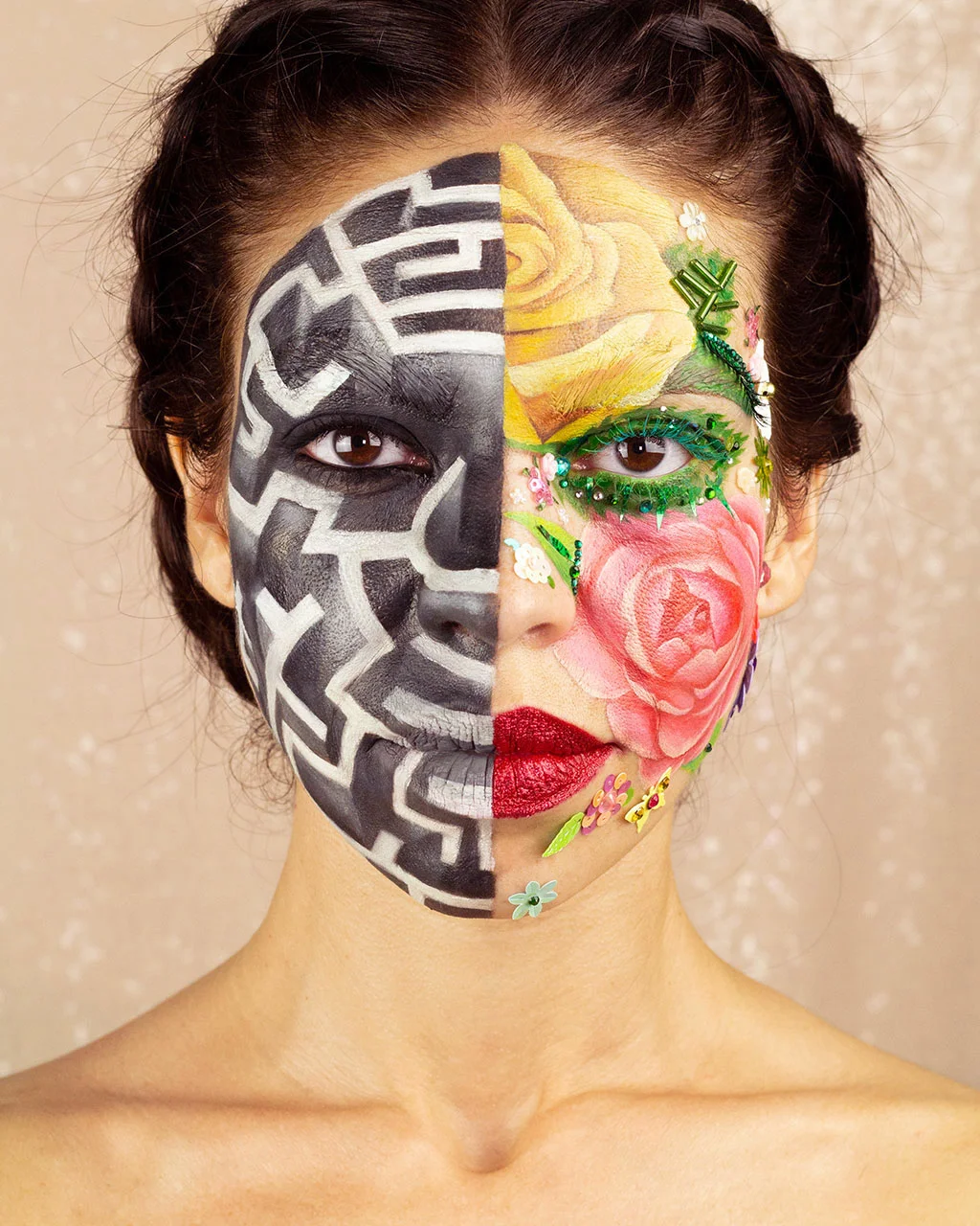 2 faces