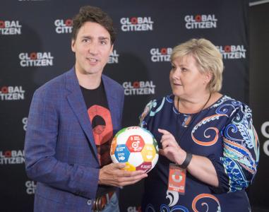 PM Justin Trudeau &amp; PM Erna Solberg