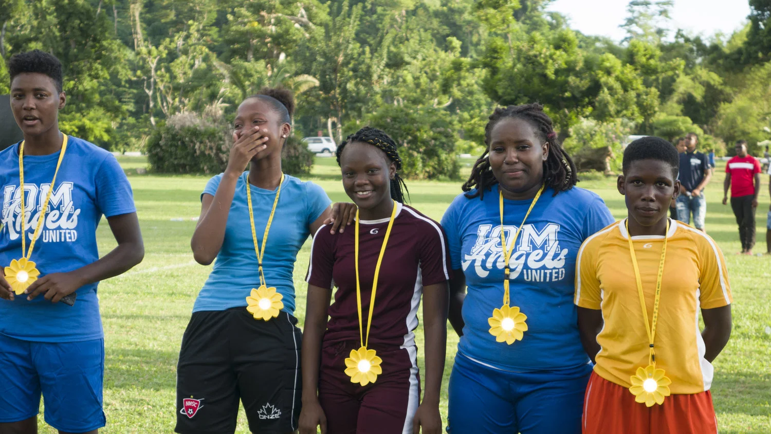 Little Sun Medals In the semi finals the two teams faced the IOM Angles United who played for Goal 17: Partnerships for the Goals, and Changing Mindsets, who represented Goal 4 Quality Education.