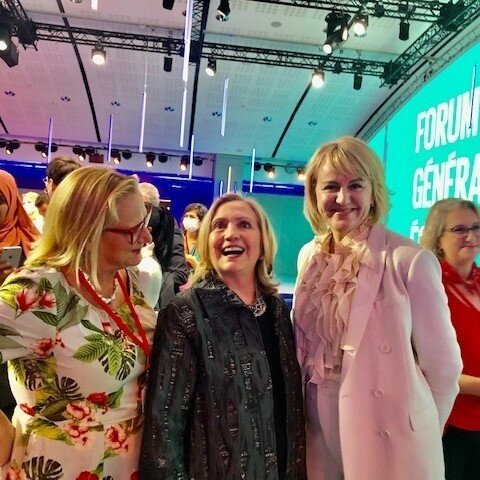 "Great to see sports leaders come together and discuss #GenerationEquality Principles. @proctergamble made a big commitment AND @ggwcup committed to play in each country of the world + stop the PLAY GAP." &ndash; @Katja_Iversen. ⁠
⁠
@hillaryclinton Hanna Kristjansdottir @wpleadersorg @UNWomen @UNDP #playgap #taketheball