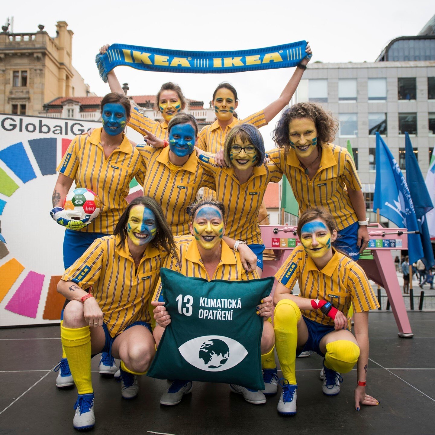 "Better World Starts at Home. The ambition for 2030 is to inspire and enable 1 billion people to live a better life within the limits of the planet. Sustainable and healthy should be seen as attractive, affordable and accessible for the many people, when we view it as a commercial opportunity and a leadership responsibility." Tea, IKEA for #climateaction at the #GGWCUP Prague 2019.⁠
⁠
@ikea_prague @IKEA @asociacecsr_cz #teamaction #globalgoals #taketheball