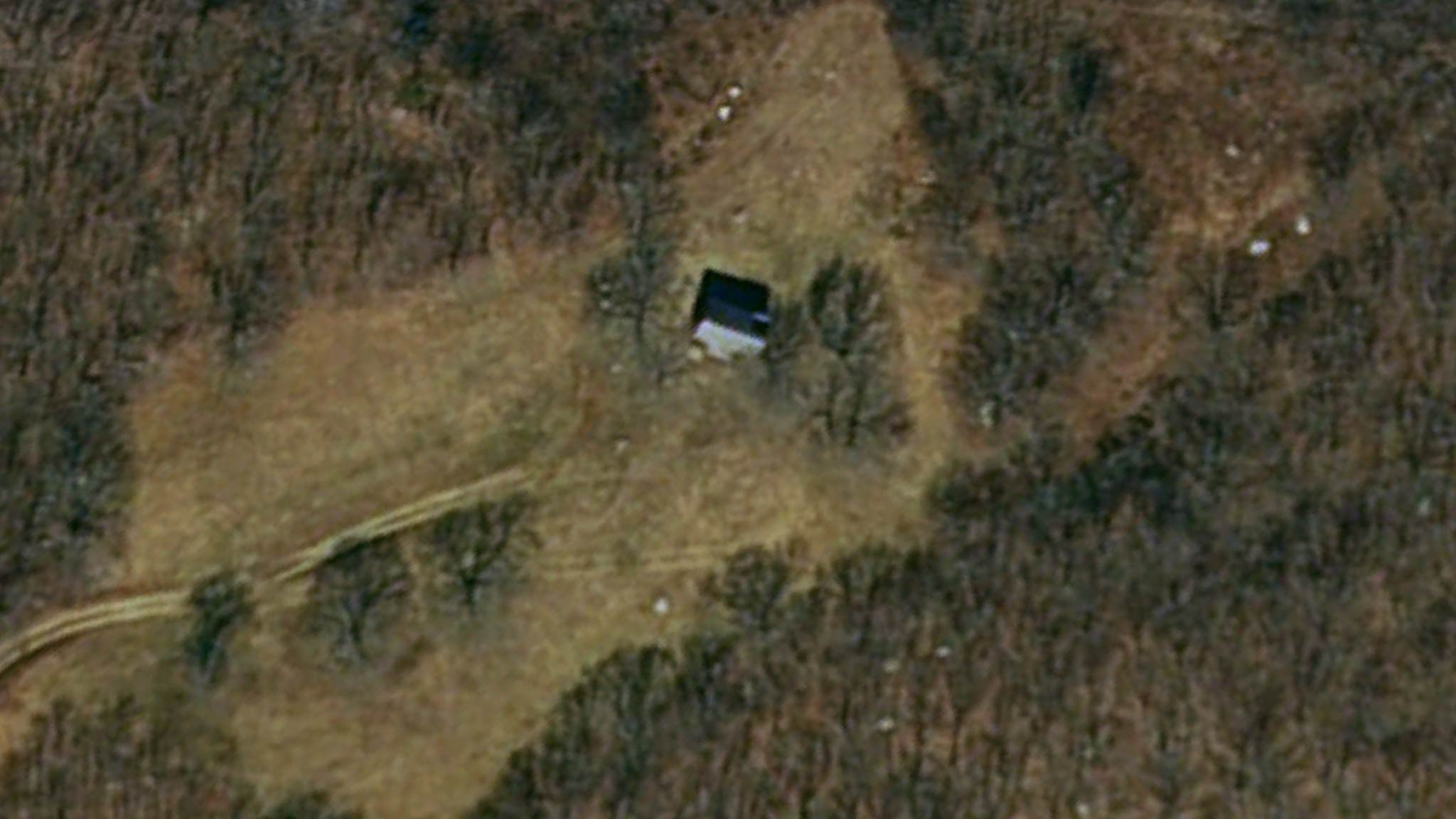Martha's Vineyard satellite image from 2005 before mansion