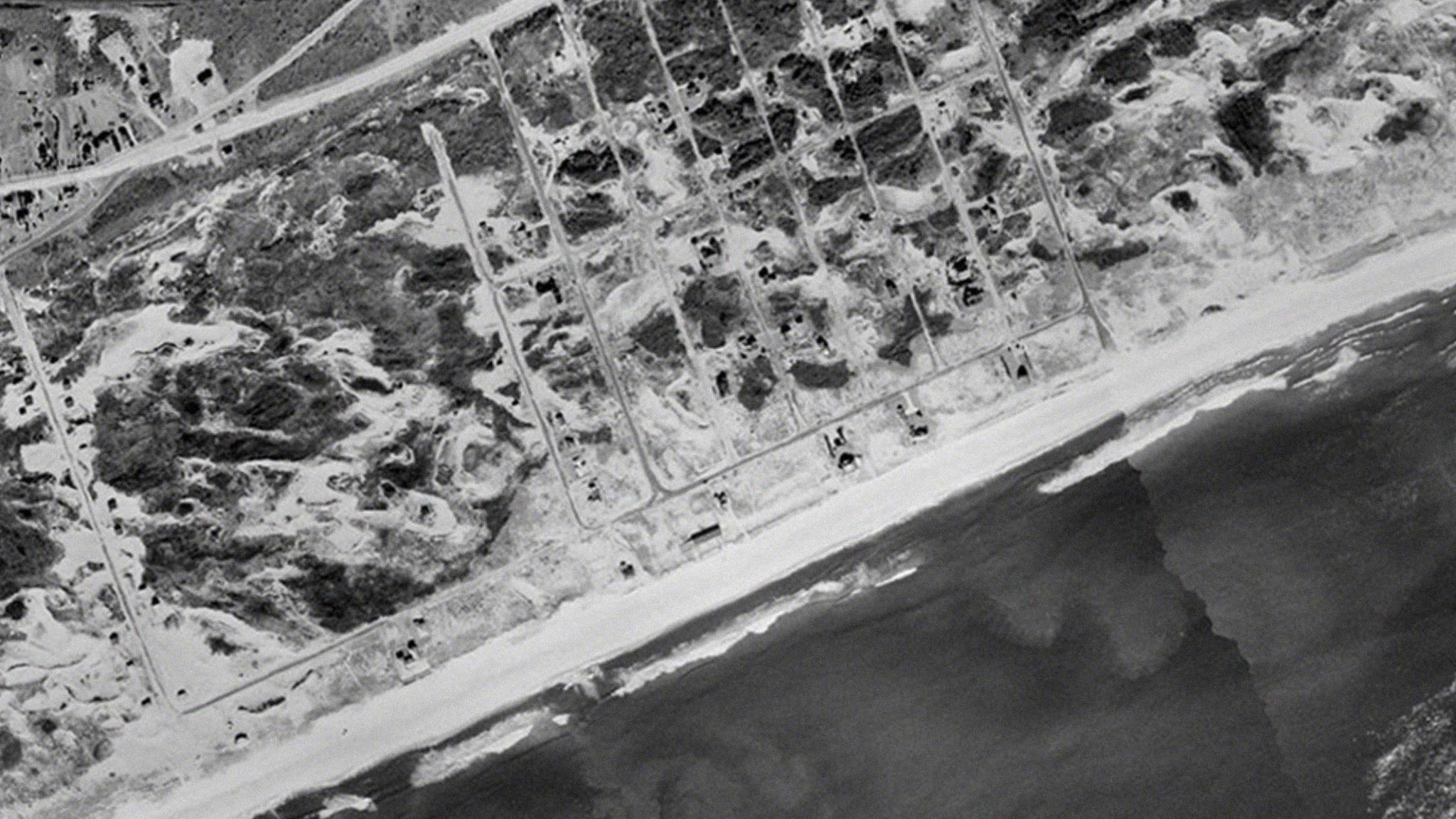 Hamptons, NY satellite image from 1954
