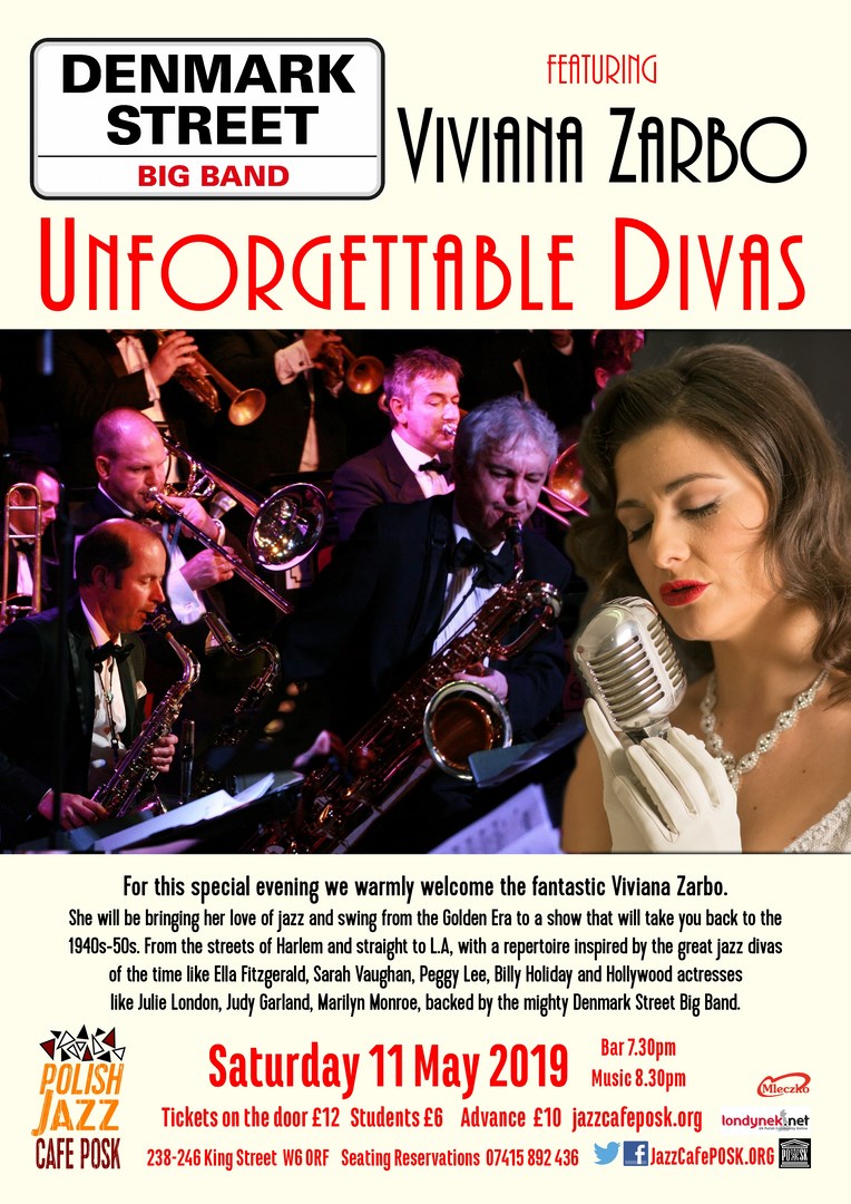 Denmark Street Big Band with Viviana Zarbo: Unforgettable Divas