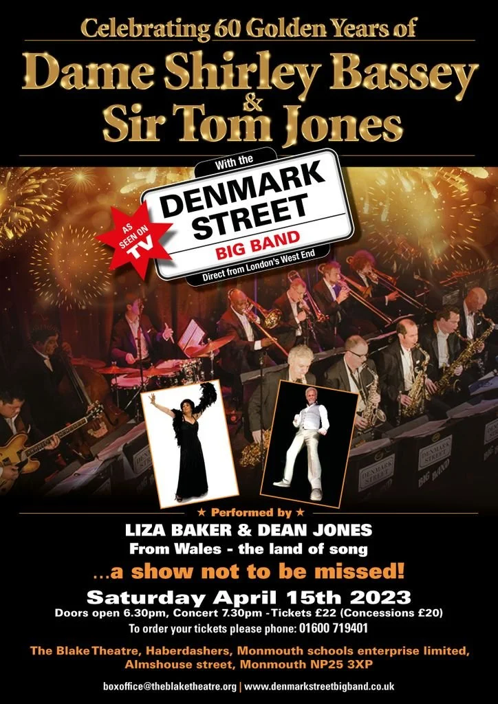 Denmark Street Big Band - Celebrating 60 golden years of Dame Shirley Bassey and Sir Tom Jones