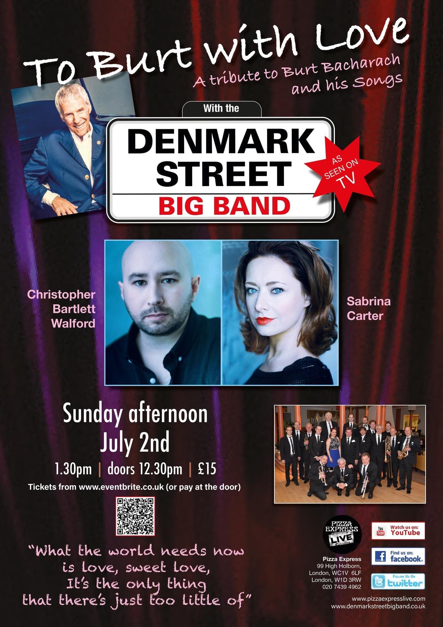 Denmark Street Big Band - To Burt with Love