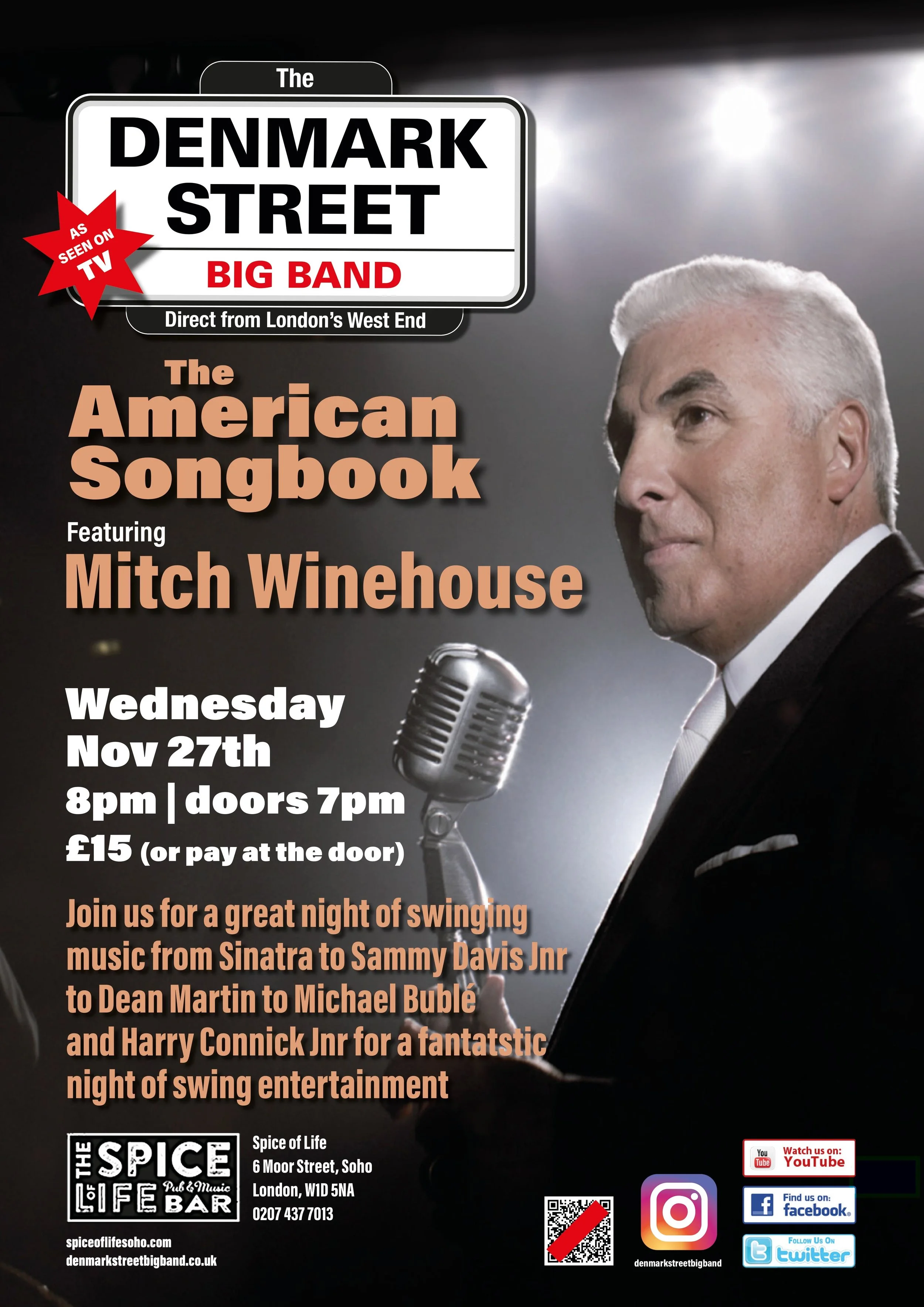 Denmark Street Big Band - The American Songbook featuring Mitch Winehouse