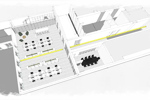 SCHETSONTWERP SOUTERRAIN KEIZERSGRACHT