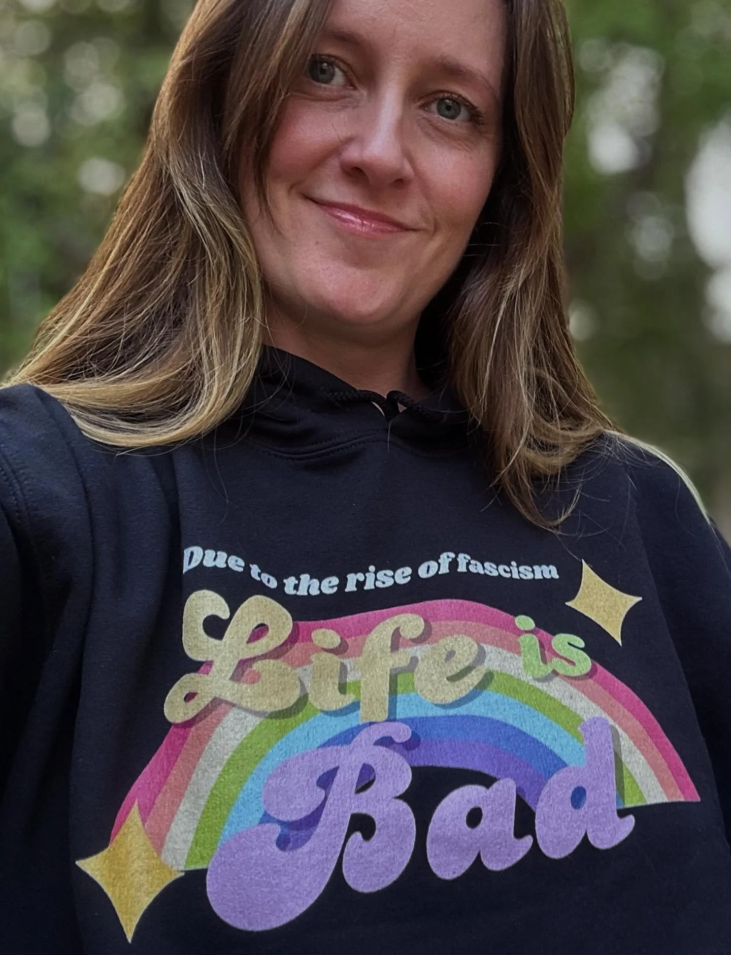 DID YOU KNOW you can buy this SWEET hoodie AND support a young Black woman creator?? &lsquo;Cuz you can!! @hannahmadeashirt is a brilliant badass former student who has a shop with her original designs including this v comfy hoodie. Go to her page an