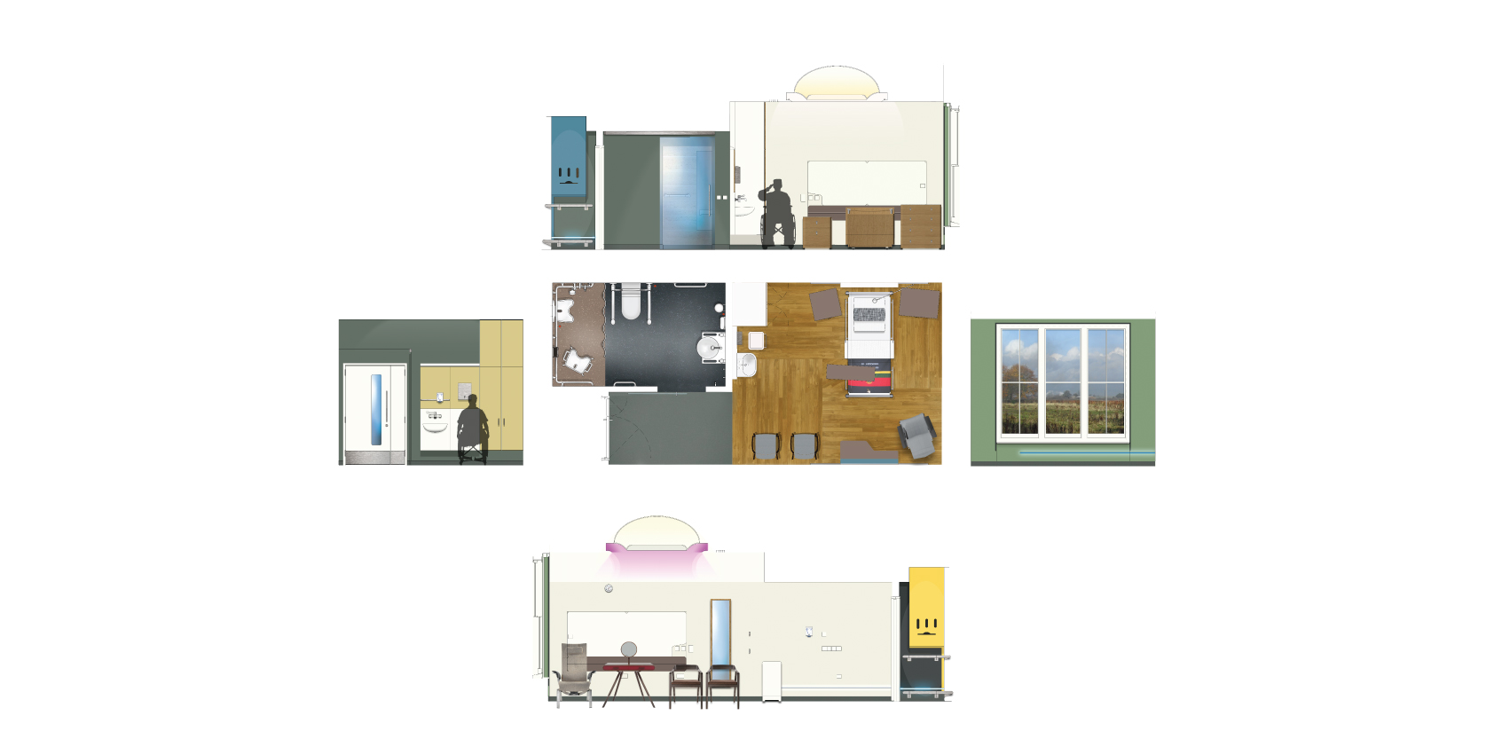 Complex Trauma Patient Bedroom