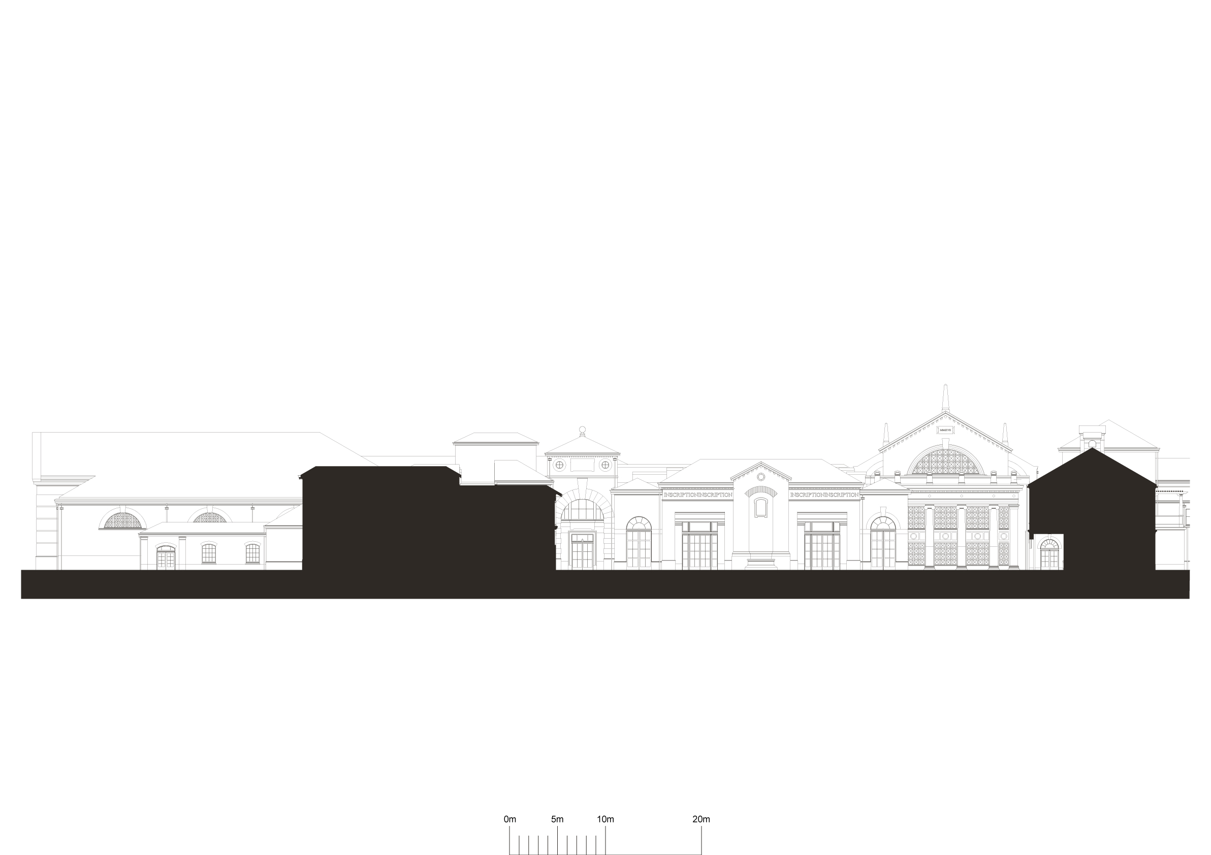 Court Yard Elevation