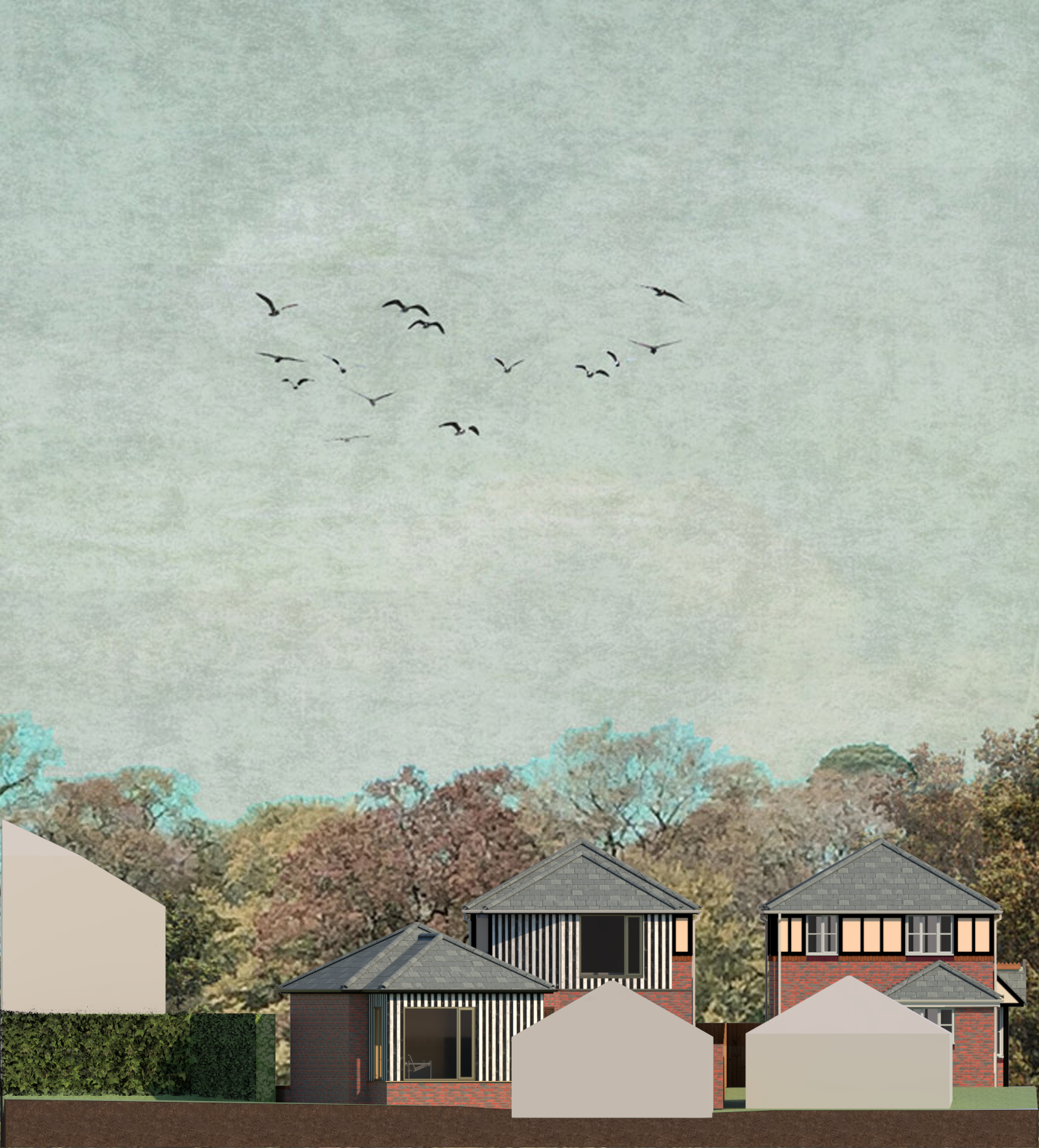 Proposed rear elevation
