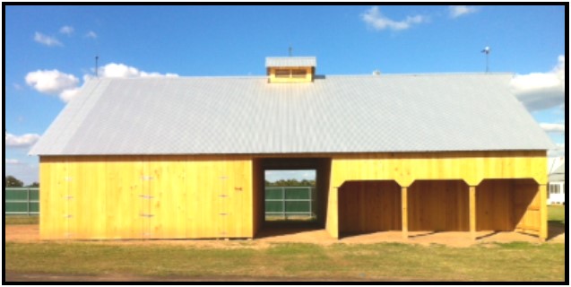This replica of an original early 1900s barn was built in the fall of 2013. Funding was made possible by grants from Rita Huebner Janak, Sanford Schmid, and the City of La Grange Economic Development. The Barn also houses the Texas Czech Agriculture Museum and was dedicated in October 2014. The Janak Barn is an example of the productivity and prosperity for a Texas-Czech farm family. The displays tell about early farming practices and show how the barn was the center of the farm.