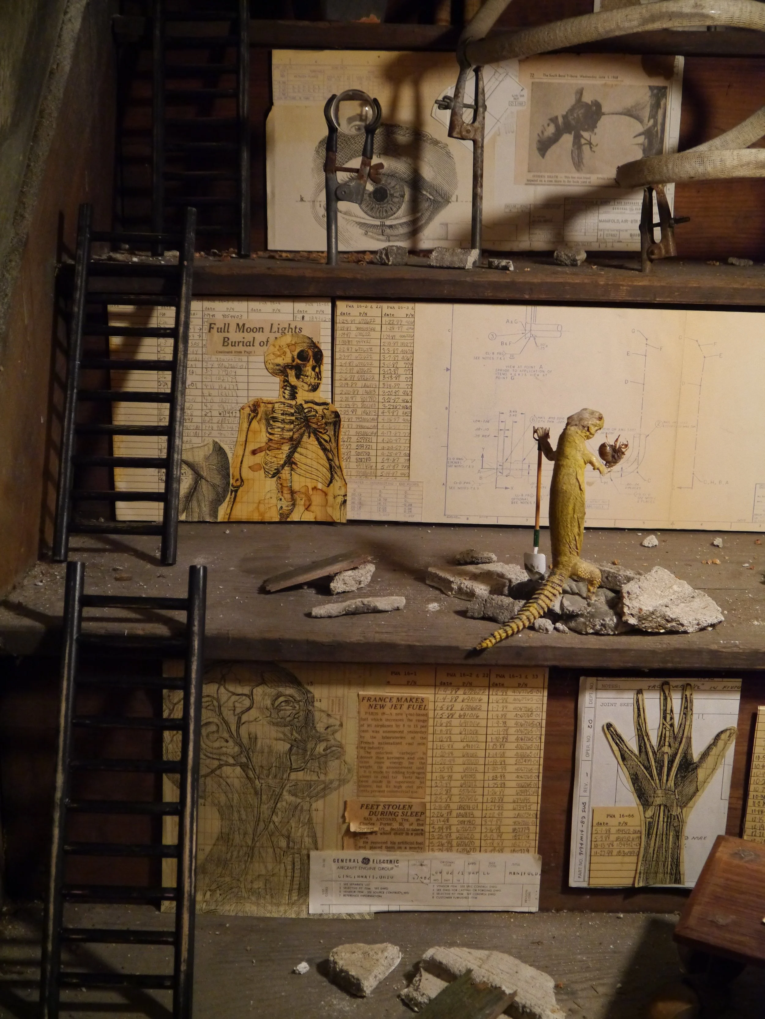 In The Place We Forgot, The Machinations Of The Lizard Won't Come To Naught - Detail