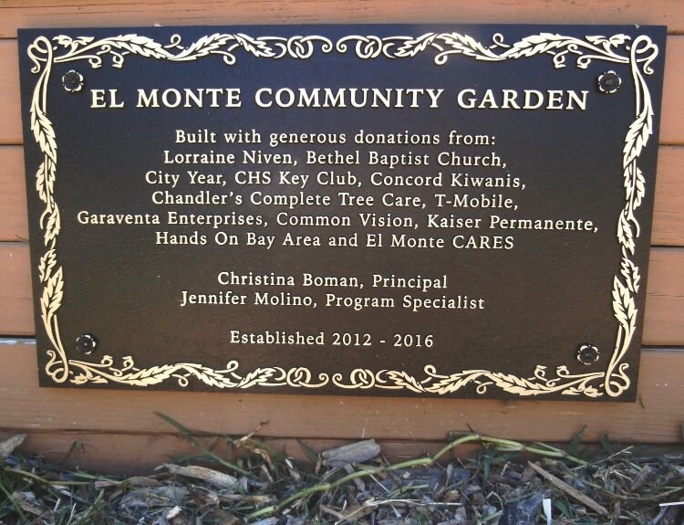 Bronze Garden Plaque