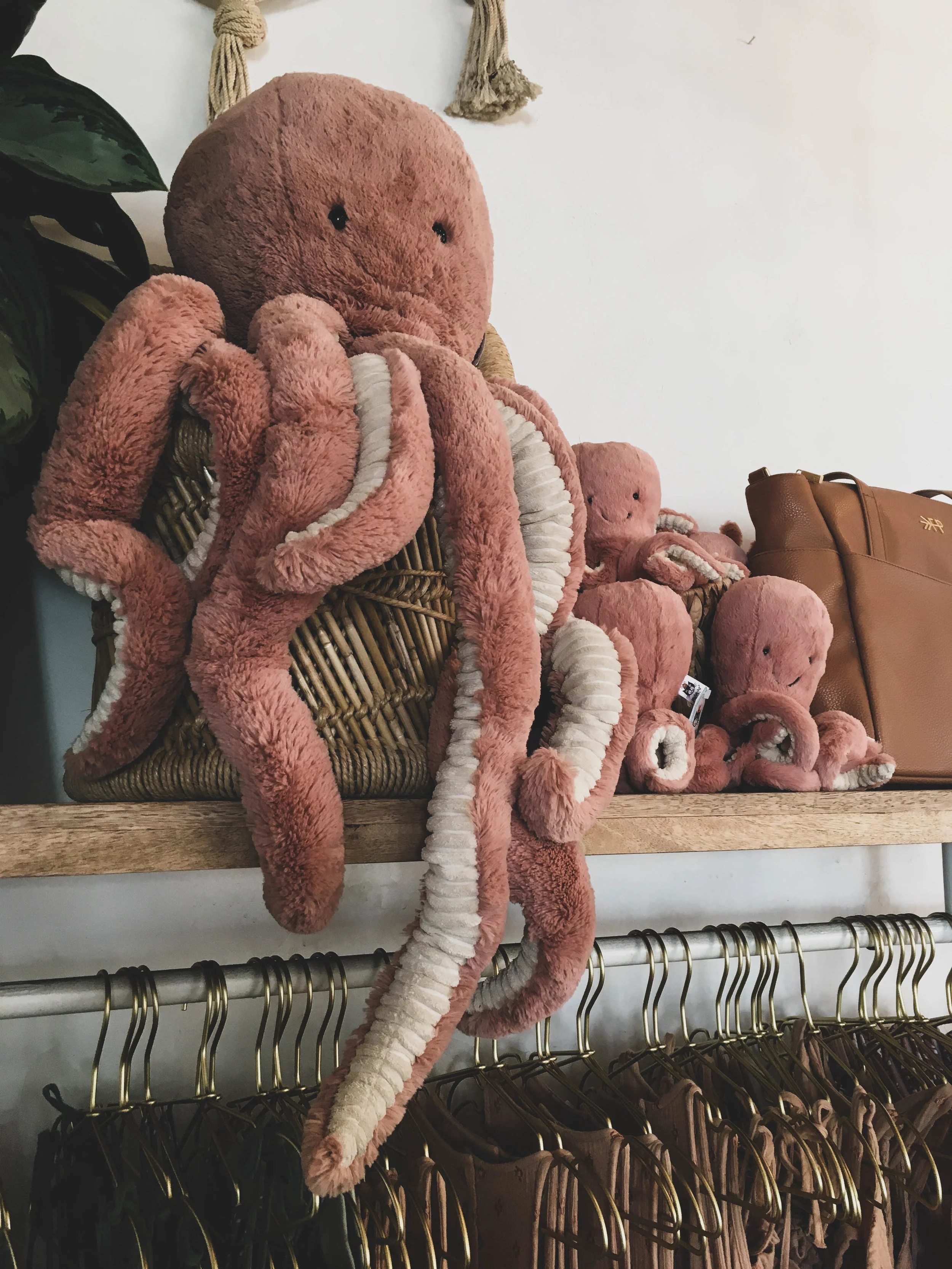 I need this stuffed octopus for Olivia! Pigment is just the cutest boutique.