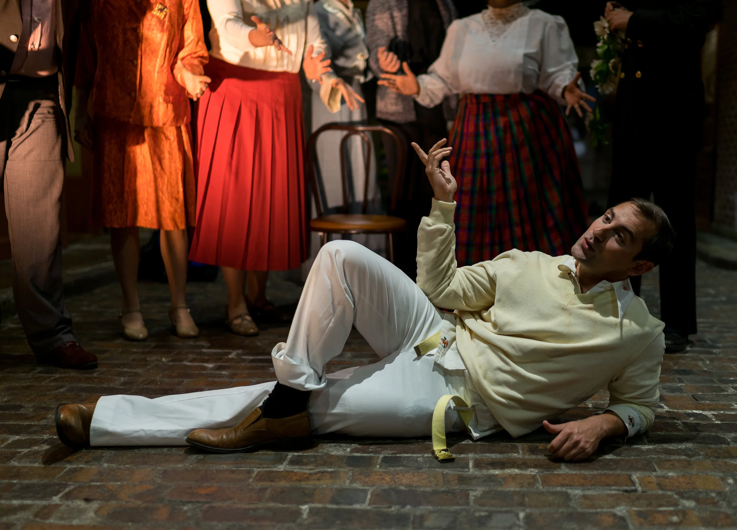 Albert Herring in Albert Herring; credit-Bruno Vanzieleghem