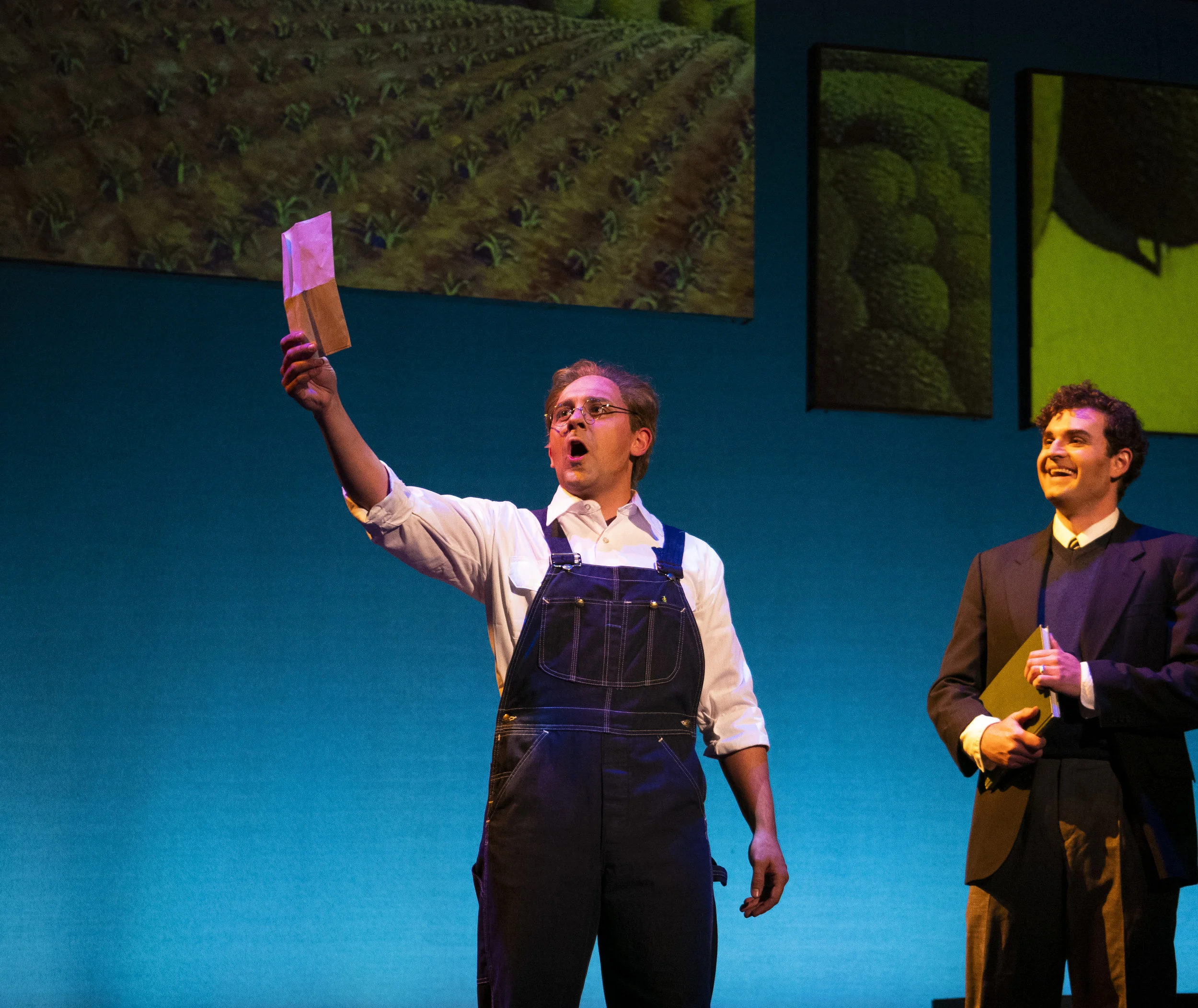 Grant Wood in Strokes of Genius: The Grant Wood Operas ; credit - Taylor Fiser Photography