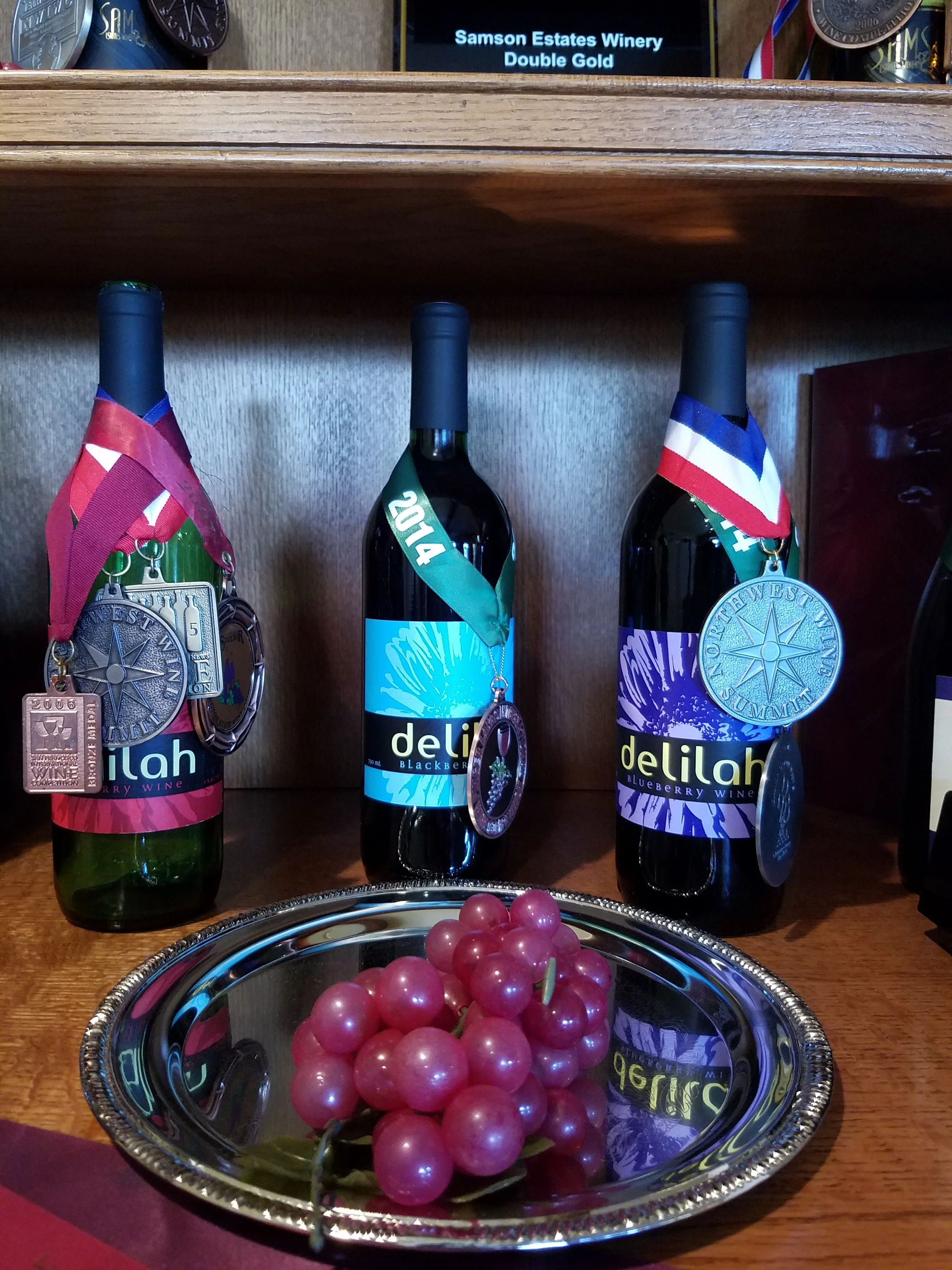 Samson Estates Winery — Wine Awards & Accolades