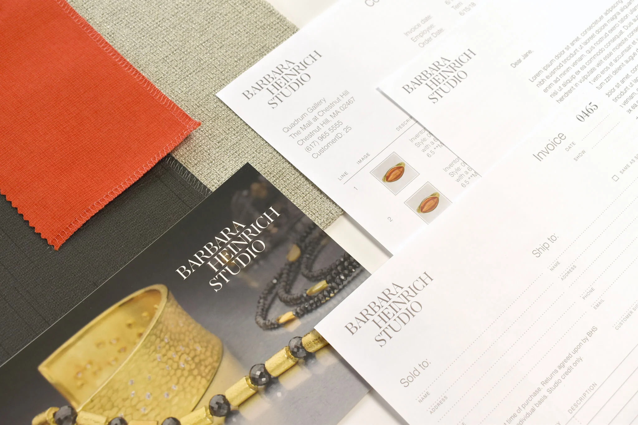 Design dor downloadable catalog for Dahlia Kanner Studio | Design by ChrisAndAndy.com