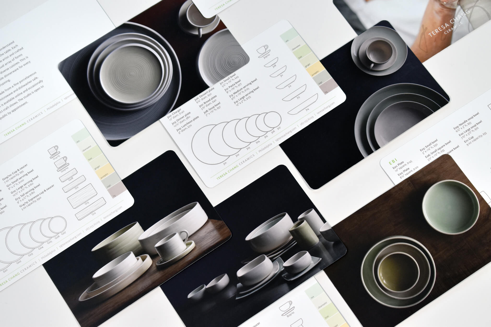 Design dor downloadable catalog for Dahlia Kanner Studio | Design by ChrisAndAndy.com