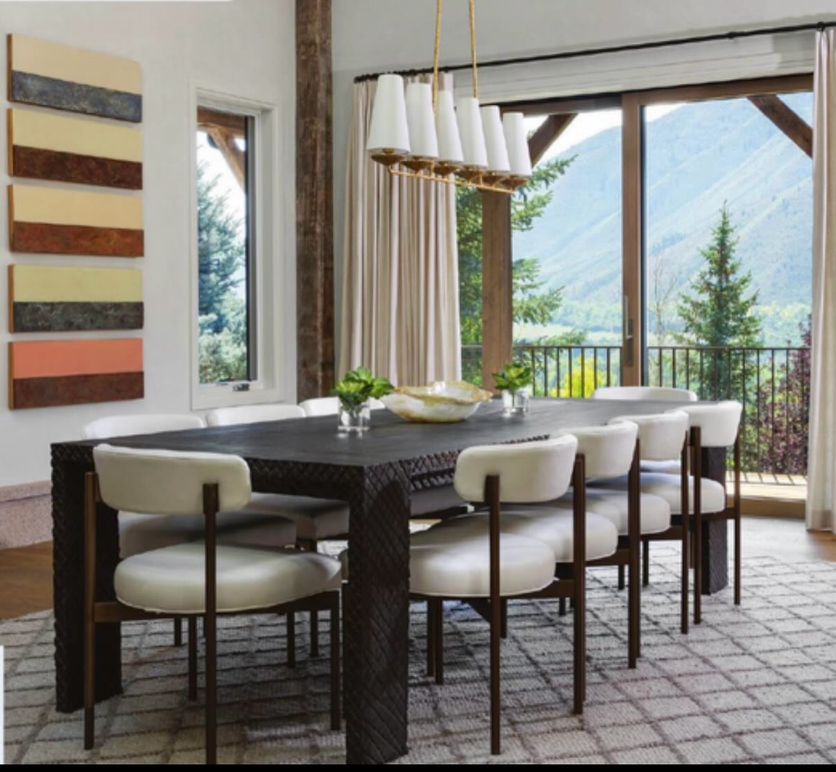 One definition of luxury is creating a living space that enriches your life in ways that enrich your overall wellbeing.  Connecting to nature, living within a color palette that resonates with you, organic materials, art that expresses your authentic