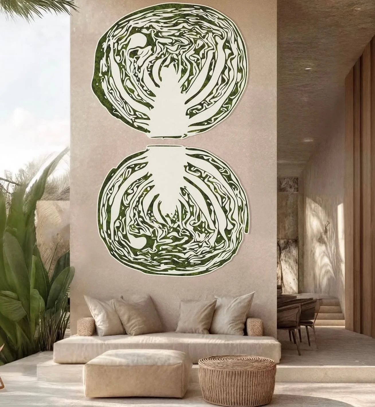 The humble cabbage inspires a biophilic art installation that&rsquo;s as beautiful as it is healing.

Via @plantthefuture