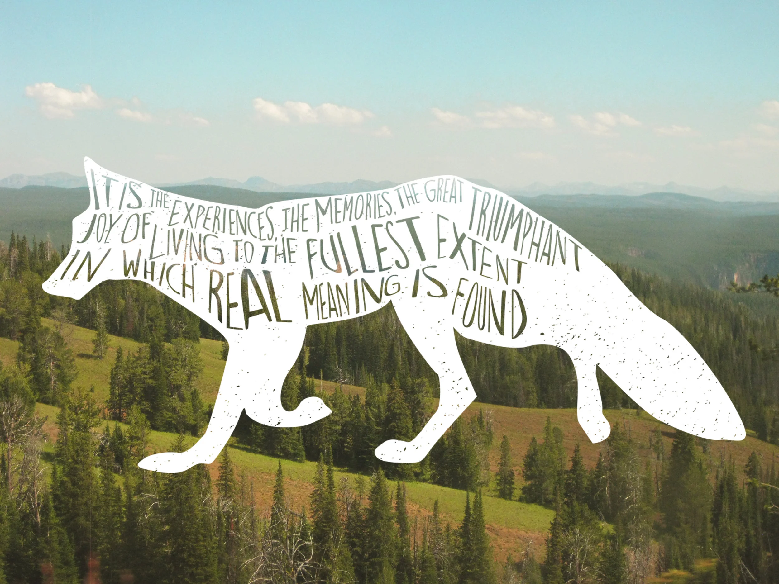 "Fox", created with Adobe Photoshop & Illustrator