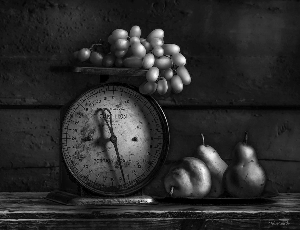 "Scale with Fruit" by Duke Smith