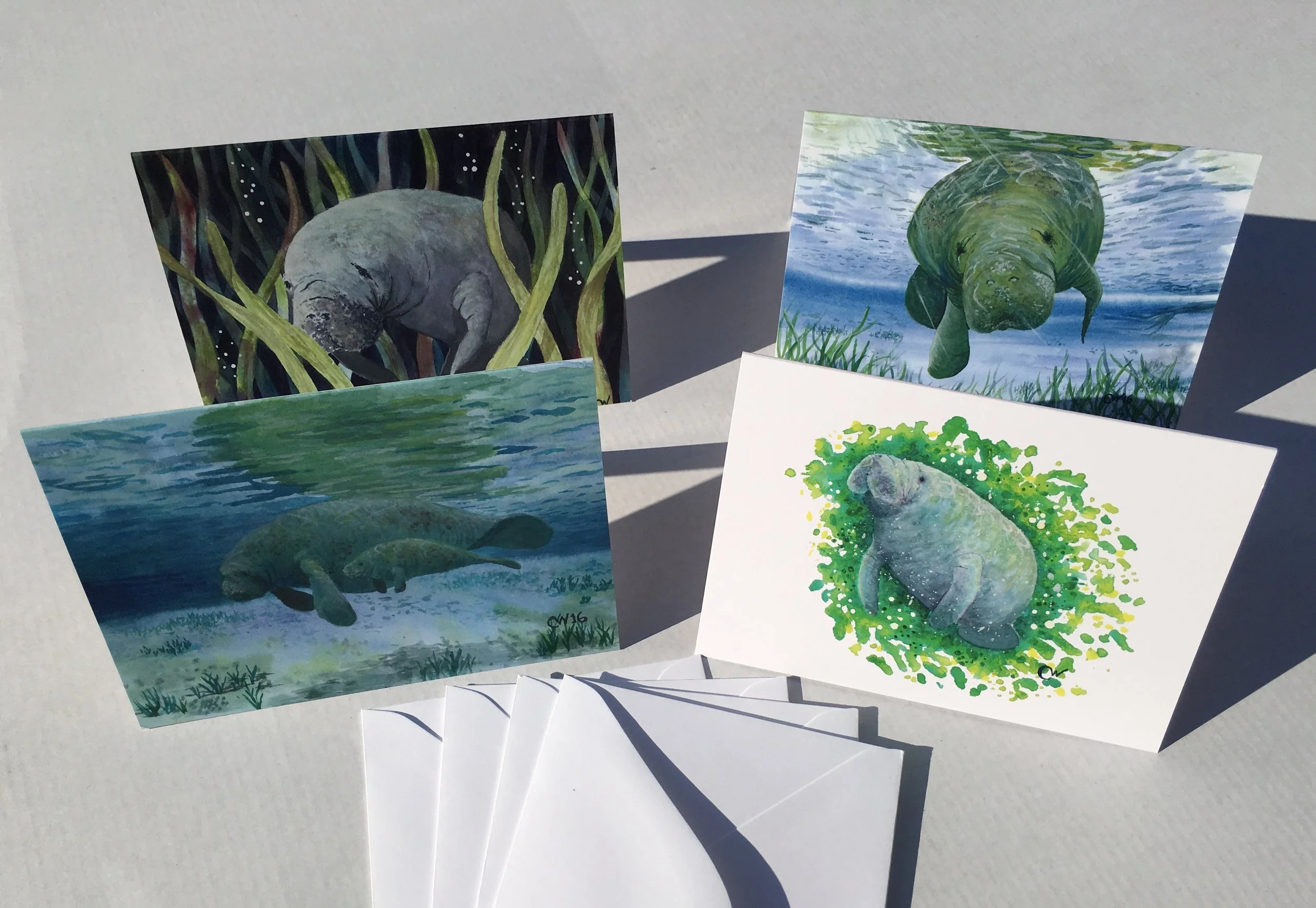 Manatee Note Cards