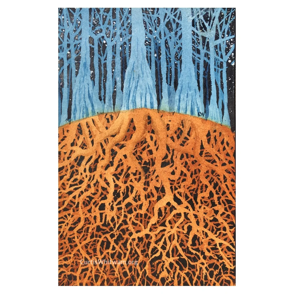 Root Down Framed Original