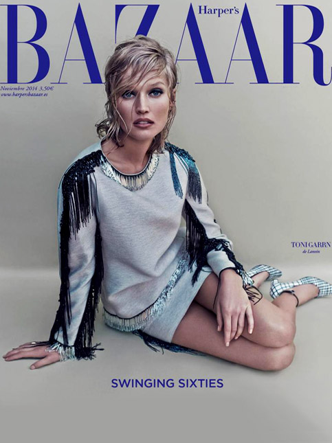  harper's bazaar featured a blond hair model on the front cover of harper's bazaar magazine using nicolas jurnjack to create the hair look . nicolas jurnjack create a summer look for the cover .    -covers-nicolas jurnjack- coiffure-hairstyles-harper