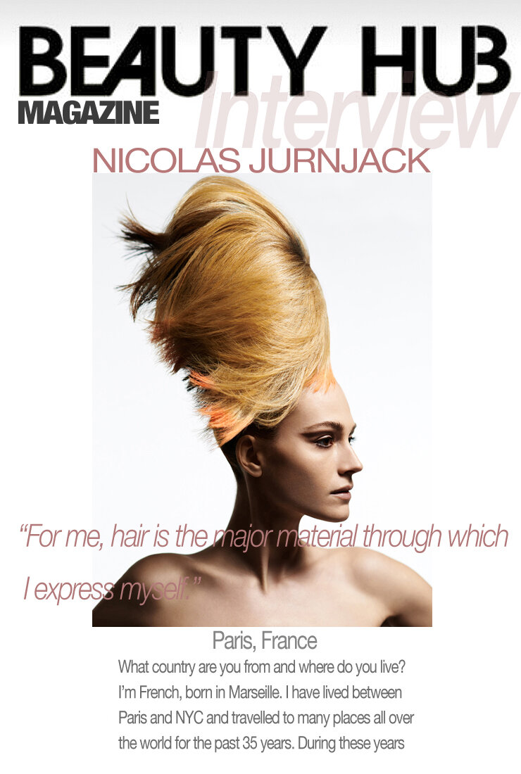 Beauty Hub Magazine : Interview with Nicolas Jurnjack — Nicolas Jurnjack  Hairstyles