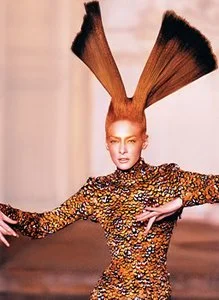 Butterfly Wings Made of Hair | Paris Couture Week