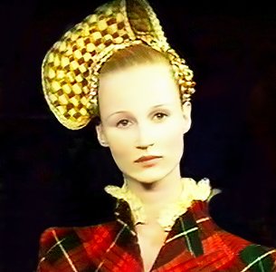 Braided Checkerboard Hair | Givenchy Couture, Paris — Esther de Jong