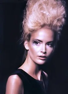 Georgina Grenville Textured Punk Updo | Atsuro Tayama, Paris Fashion Week