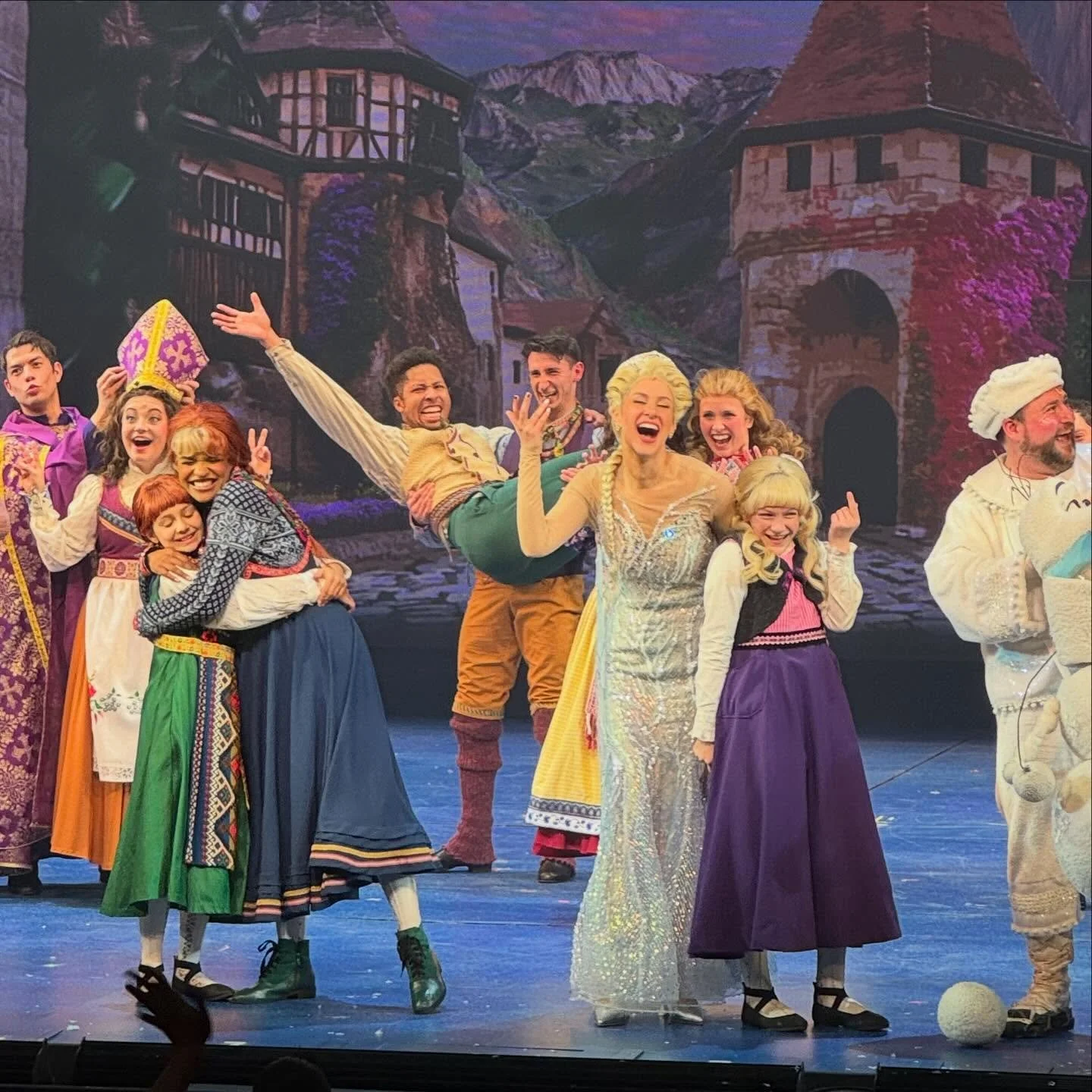 Hygge is doing a show with your husband right after your honeymoon, working 15 minutes from your sister&rsquo;s new apartment, meeting this incredible company at the legendary @papermillplayhouse, and getting to make magic in Arendelle through the ho