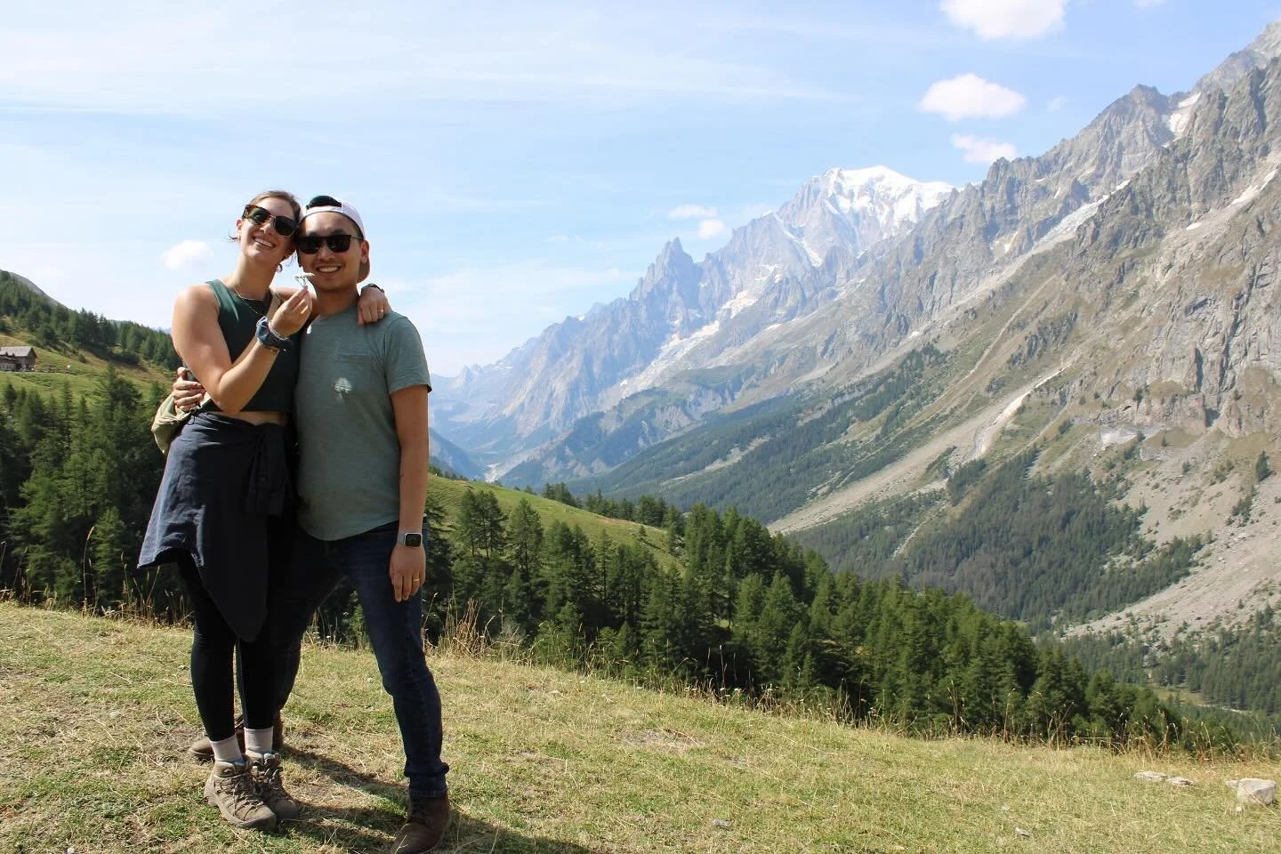 Lucky to travel the world with my sweet Valentine 🏔️💕