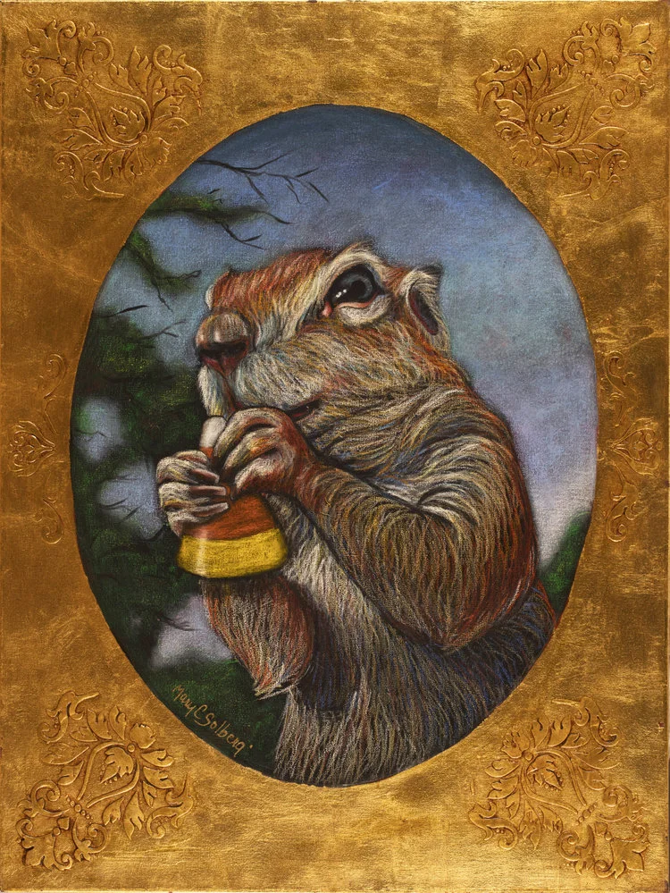 Gopher with Candy Corn