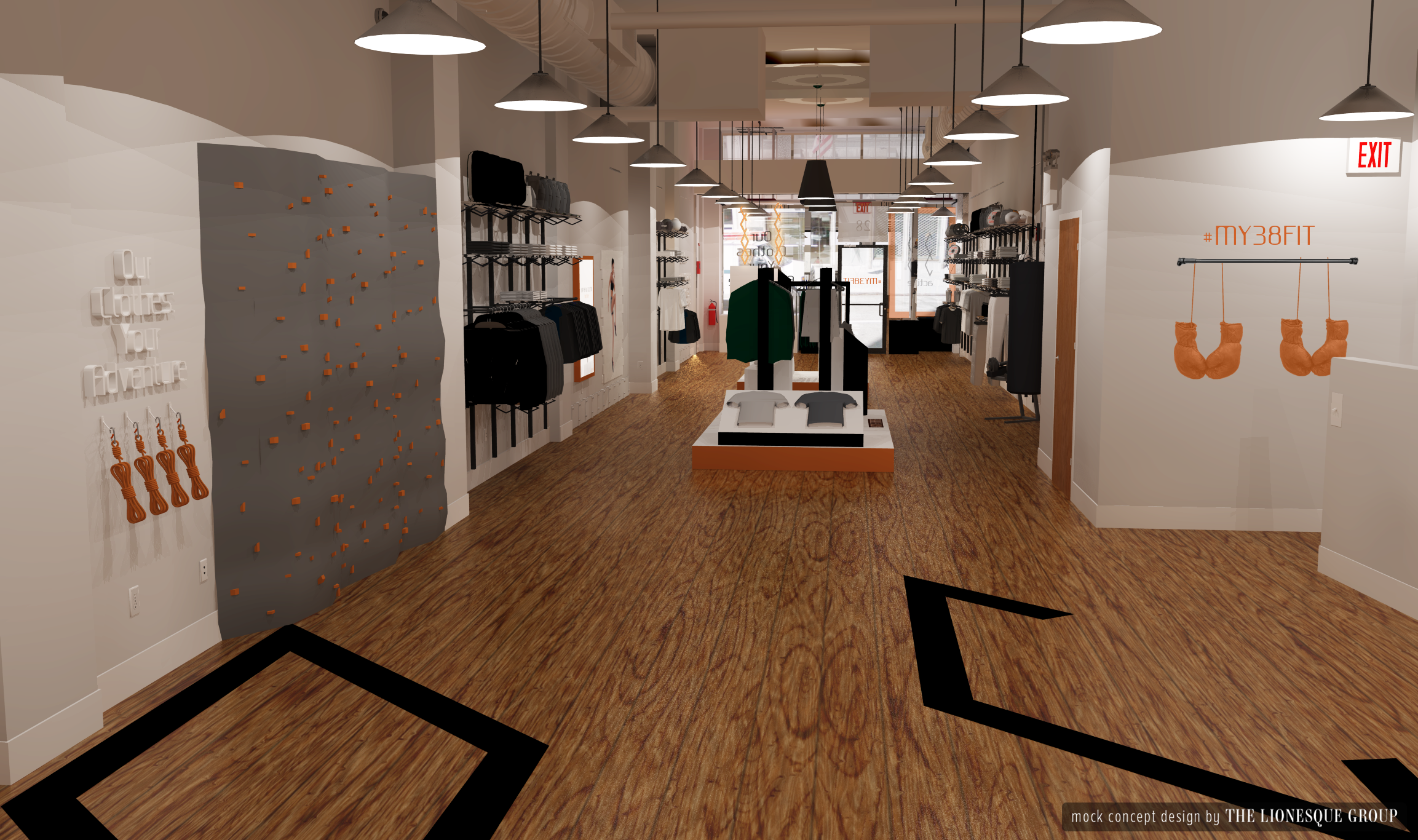 Rendering: 1600 Square Feet