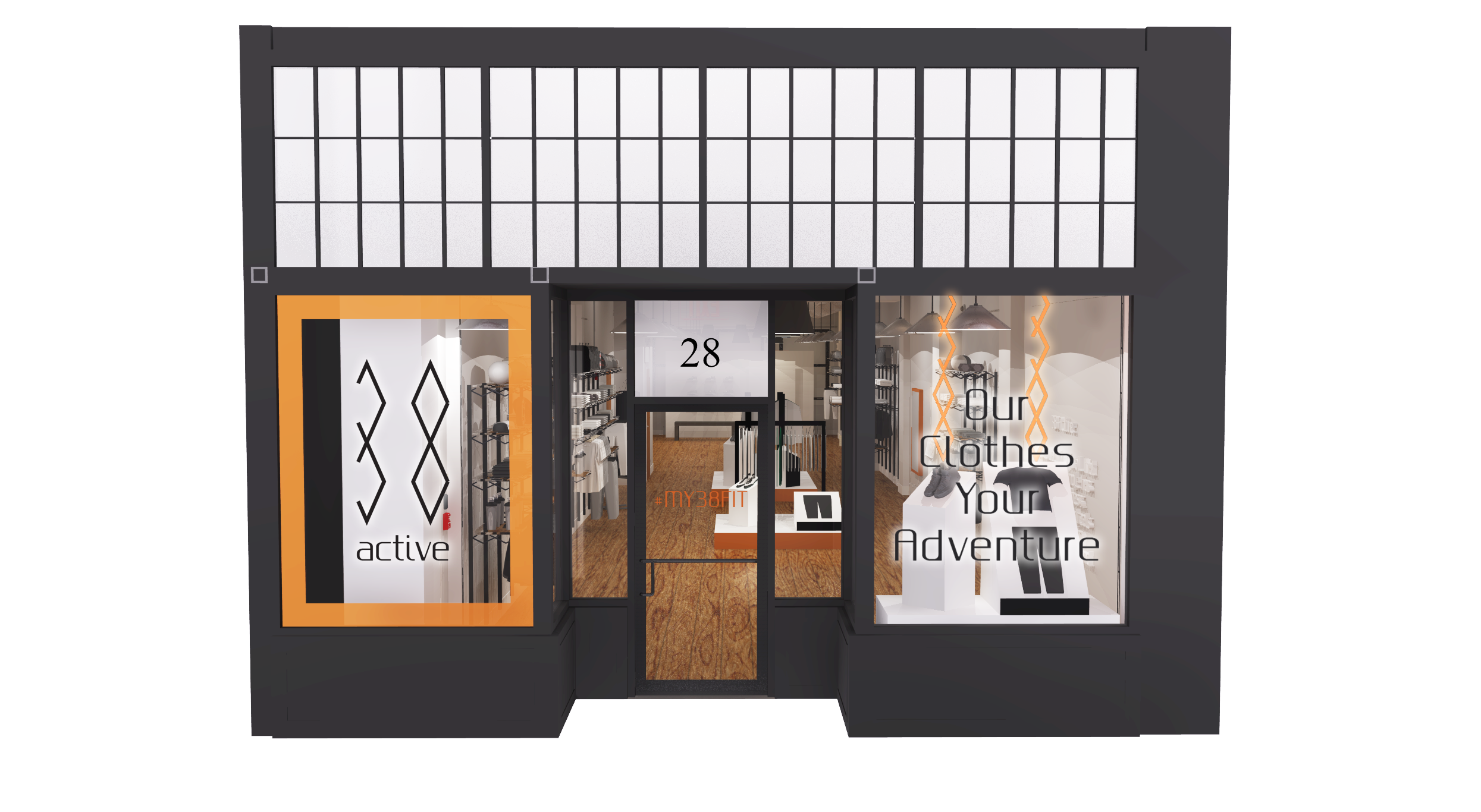 Rendering: 1600 Square Feet