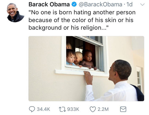 @BarackObama via Twitter