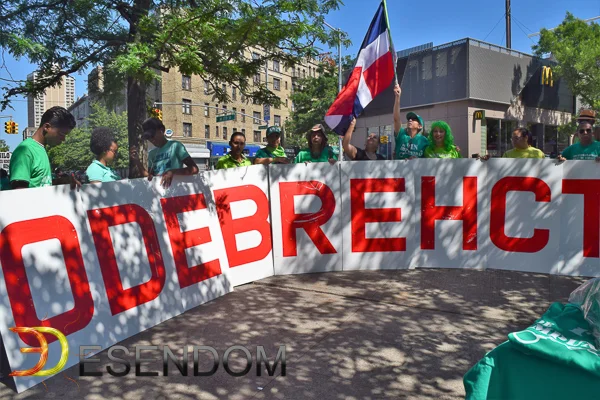El domingo, 16 de julio de 2017, dominican@s en Nueva York marcharon en contra de la impunidad. Photo: ESENDOM. 