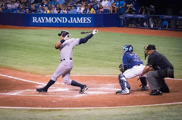 Alex Rodriguez batting.