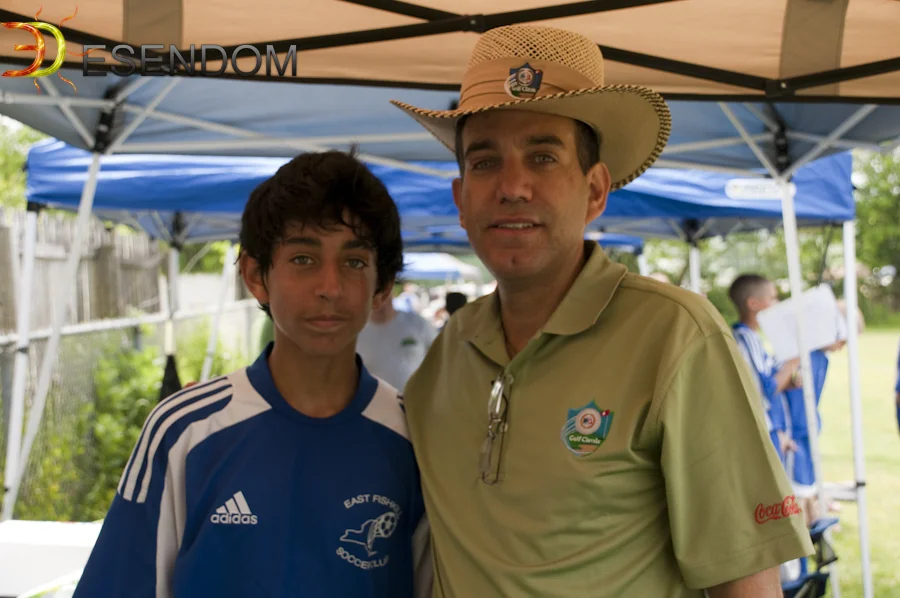 Kevin Collado junto a su padre Carlos Collado