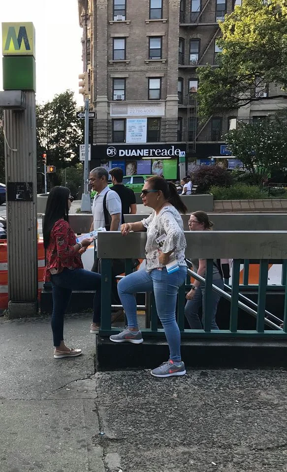 Campaigning for Marisol Alcántara / Photo: ESENDOM.