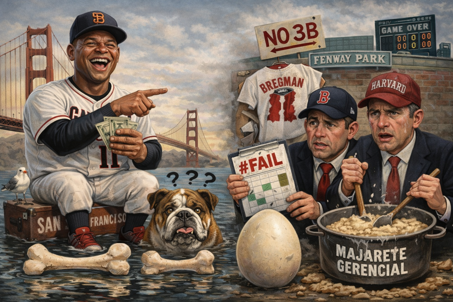 Rafael Devers, el perro de los dos huesos y el huevo de avestruz de Boston