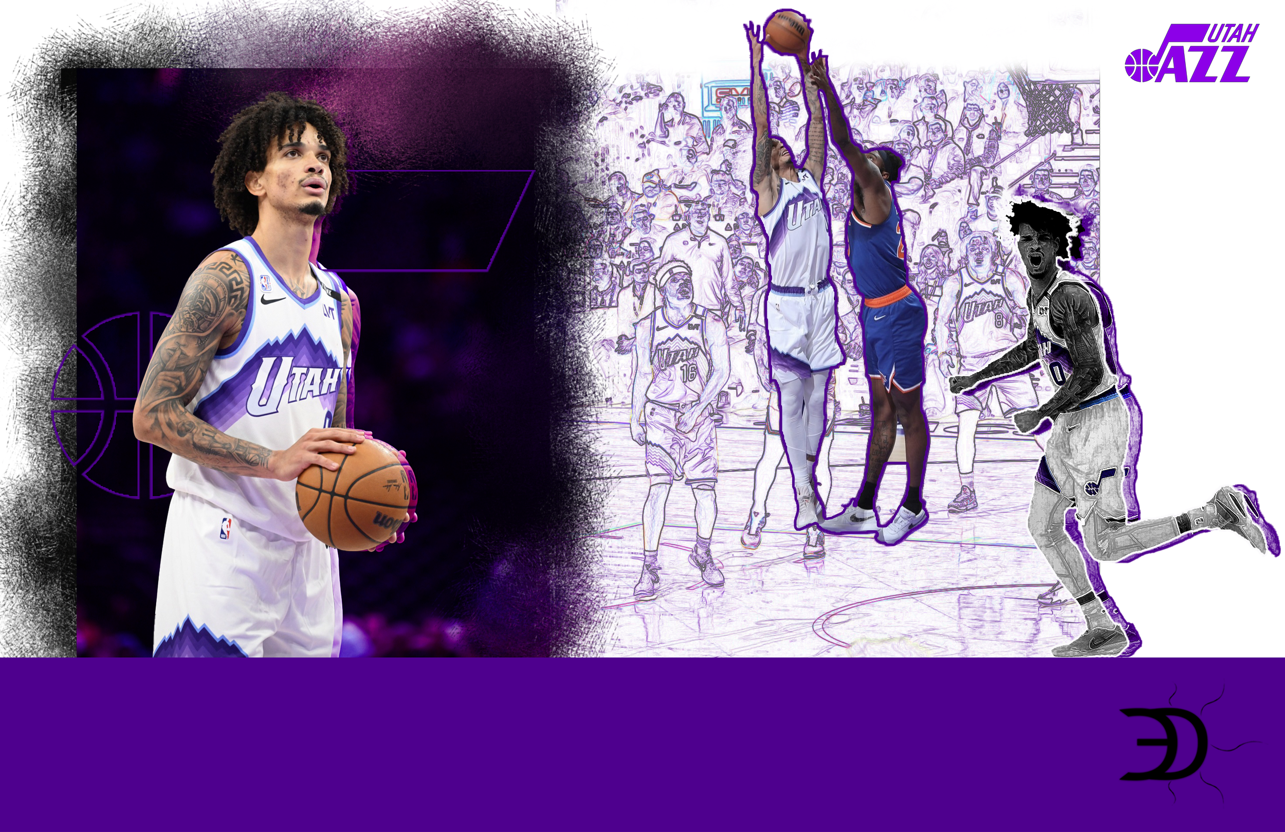 Andersson Mejía García hace su debut con los Jazz contra su compatriota y los Knicks