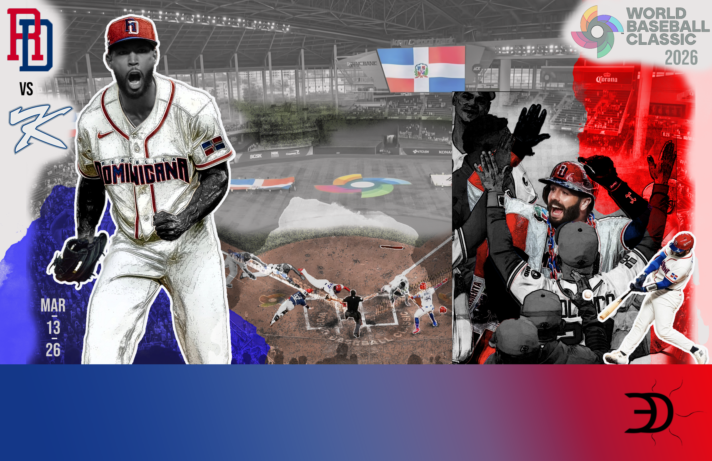 República Dominicana derrota a Korea 10-0 y avanza a las semifinales del Clásico