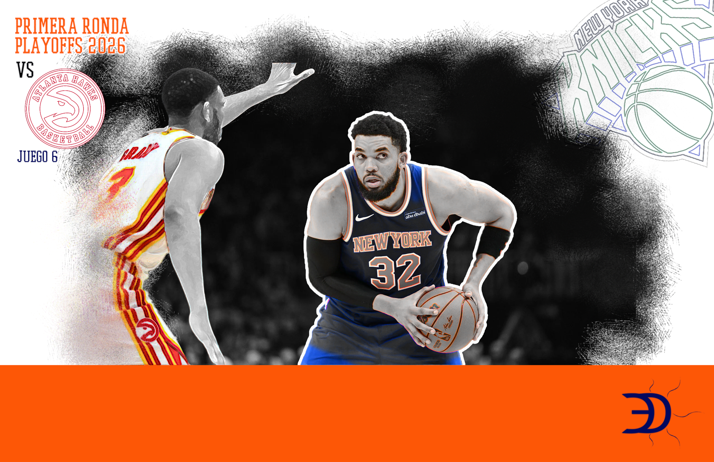Karl-Anthony Towns vuelve a firmar triple-doble y los Knicks eliminan a los Hawks con noche histórica